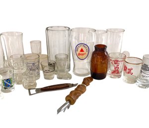 A Collection Of Vintage Barware