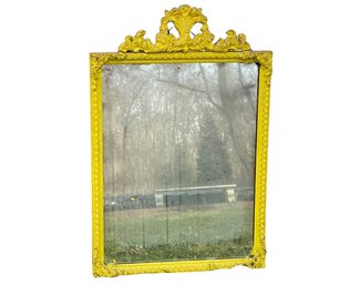 Vintage Shabby Chic Painted Mirror For Restoration