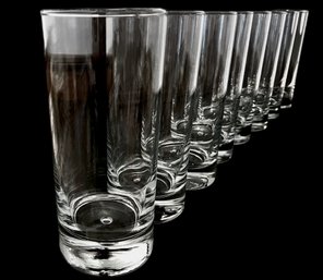 Eight Crystal Highball Glasses