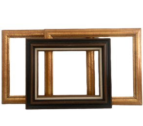 Three Vintage Gilt Frames