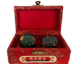 Mystic Chinese Chiming Cloisonne Balls