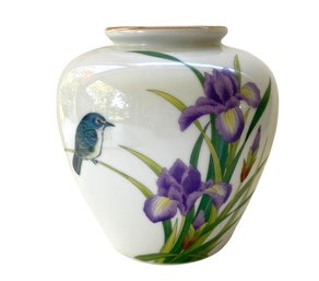 Vintage Otagiri Iris Vase