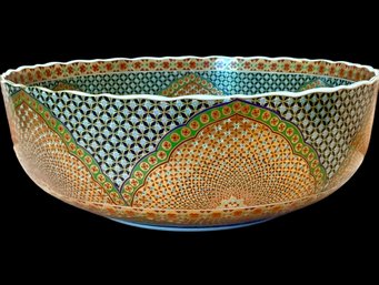 Incredible KOZAN GAMA Japanese KUTANI Bowl