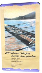 1991 'National Collegiate Rowing Championship' Poster