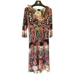 Vintage Roberto Cavalli 'Just Cavalli' Paisley Silk Dress