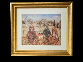 EDNA HIBEL The Laurels Collection 'BRETON FIELDS' Authentic Print