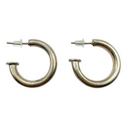 Vintage Sterling Silver Hoop Earrings