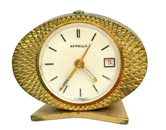 Miniature Appella Brass Clock