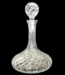 Fine Cut Crystal Captains Decanter