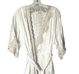 Vintage CHRISTIAN DIOR INTIMATES Ivory Robe & Nightgown