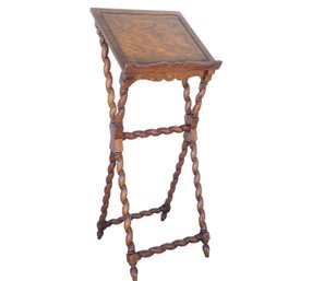 Antique Oak Barley Twist Lectern