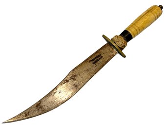 Antique Bone Handled Combat Bowie Knife