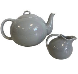 MCM Copco Tea Kettle And Fiesta Creamer