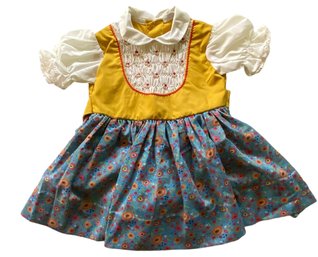 Darling Vintage Smocked Dress By Polly Flinders