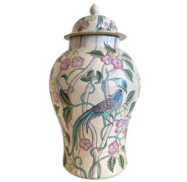 Giant Porcelain Ginger Jar From Macau 19.5'