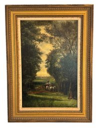 19C Signed Oil Painting By Listed Artist Frederick Richard Lee (England/ South Africa 1798-1879)