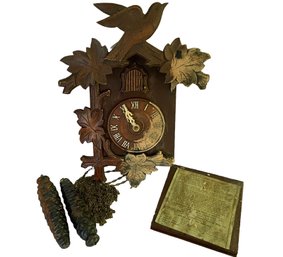 Vintage Cuckoo Clock For Restoration