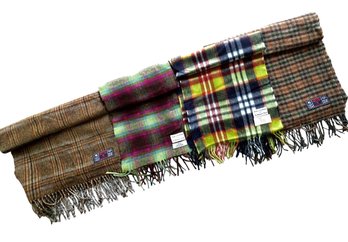 Four Vintage Scarves From Scotland