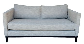 SAFAVIEH 72 Inch Loveseat In Light Grey $3100 Retail