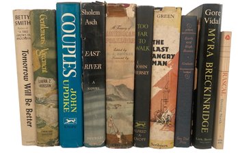 A Collection Of Vintage Novels Taking Place In North America