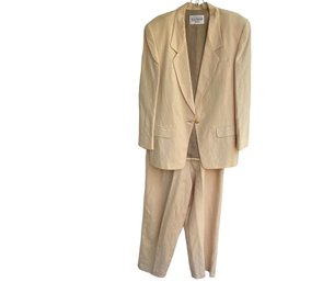 Vintage Summer Weight Cacharel Linen And Cotton Suit