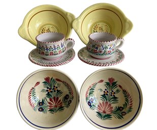 A Group Of Mid Century Ceramic Tableware