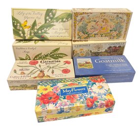 Seven Boxes Of English Crabtree & Evelyn Soap (49)