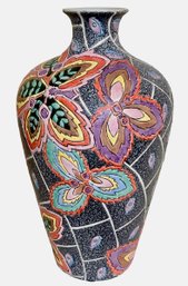 Textured Finish Floral Vase # 1