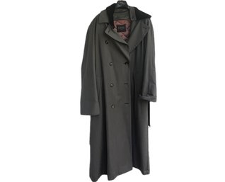 SANYO New York Double-breasted Wool Trench-coat