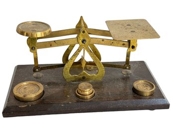 Vintage Brass Scale