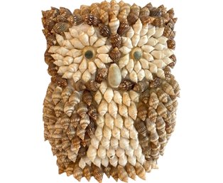Vintage Seashell Owl