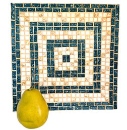 Cool 1950s Mosaic Tile Work Plate