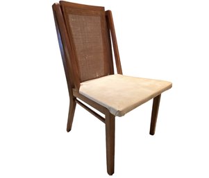 MCM Danish Style Wood And Cane Chair By Drexel