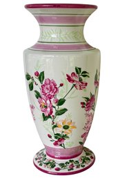 Laura Ashley Floral Ceramic Vase