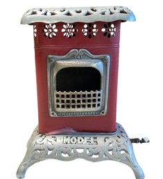 Antique Waterman's Red Sample Model Gas Heater