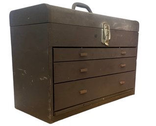 Vintage Heavy Duty Metal 'Kennedy' Tool Box