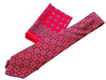 Roberto Galli For Conair Tie & Pocket Square Tie With Tags (F)