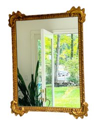 Antique 1920s Louis XV Gilded Mirror By White Seid Co. Baltimore 26' X 36'