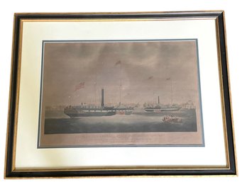 Vintage Print 'Ships Of The General Steam Navigation Company'