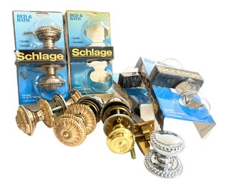 Group Of Schlage Door Knob Sets