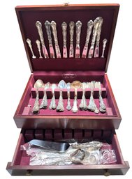 Vintage Gorham 'Strasbourg' Sterling Silver Set - Service For 8 - Fifty Two Pieces ~ 79.55 OZT