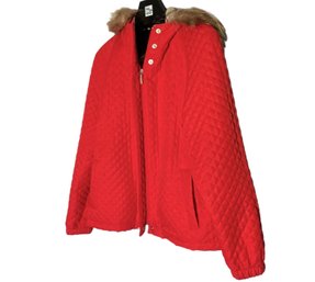 Vintage Burberry London Red Jacket