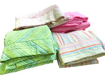Four Sets Of Vintage Wamsutta Sheets And Pillowcaes
