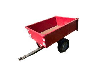 Red Steel Utility Trailer