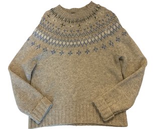 Ladies J Crew Wool Blend Sweater