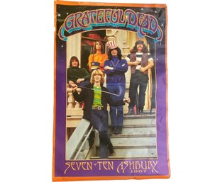 Vintage Grateful Dead 'Seven-Ten Ashbury' Poster