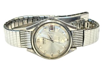 Ladies Seiko Automatic Silver Face Watch