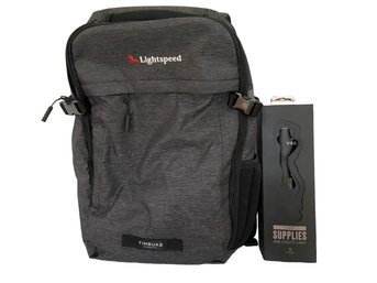 Timbuk2 'Light Speed' Back Pack Filled With Camping Accessories