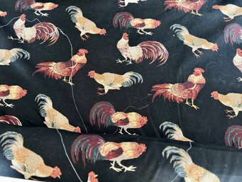 Nine Plus Yards - Large Bolt Of Rooster Fabric By Kingsway Fabrics