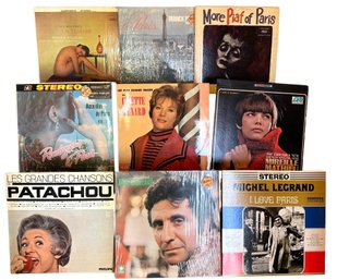 Group Of 9 French Mid Century Albums